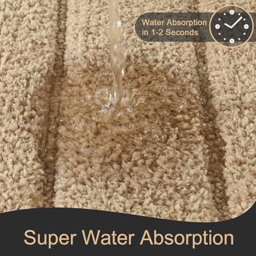AROGAN Luxury Long Bathroom Runner Rugs 24x72 Inch Bath Rug Non Slip - Image 6