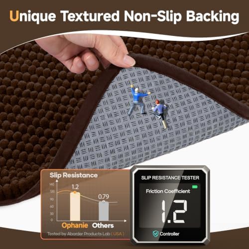 Ophanie Brown Door Mat 28x18, Muddy Mats - Image 3