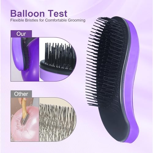 Small Dog Brush, Skin-friendly Soft Bristles - Image 3