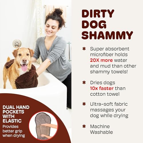 Dog Gone Smart The Dirty Dog Shammy Bath Towel - Image 6