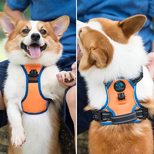 PHOEPET Reflective Dog Harness Large Breed Adjustable No Pull Vest - Image 7