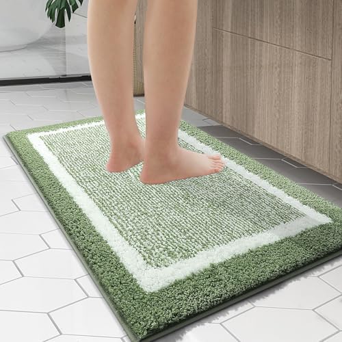 OLANLY Bathroom Runner Rugs 47x24, Long Bath Mats - Image 6