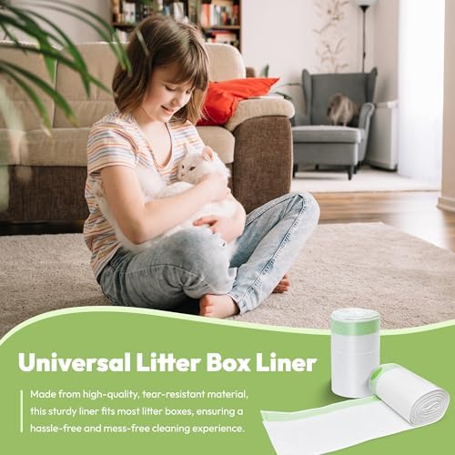 30 Pack Litter Box Liners, Large Drawstring Cat Litter Bags - Image 7