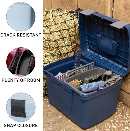 HORZE Smart Grooming Box for Horses, Removable Tray, Non-Slip Step Stool - Image 2