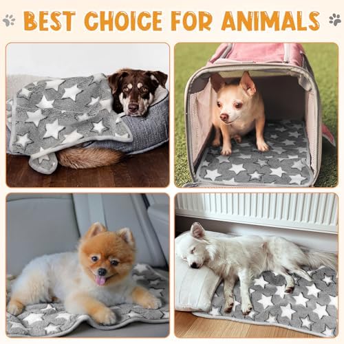 Tatuo 4 Pack Fleece Dog Blanket - Image 4