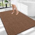 OLANLY Thick Chenille Large Bathroom Rugs 40x32, Absorbent Bath Mat by OLANLY