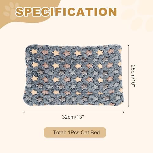Dog Cat Bed Mat, Soft Coral Fleece Pet Cushion Pad - Image 2