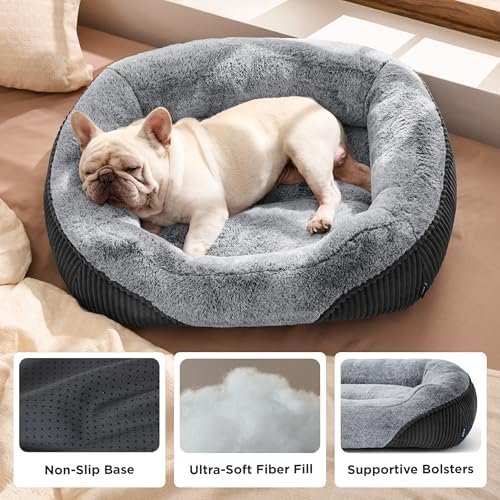 Bedsure Washable Dog Bed Medium Size Dog Rectangle Big Pet Bed - Image 3