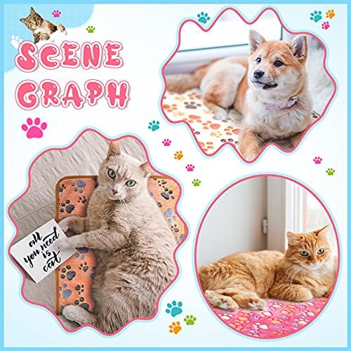 Tatuo 4 Pcs Fleece Dog Blankets - Image 6