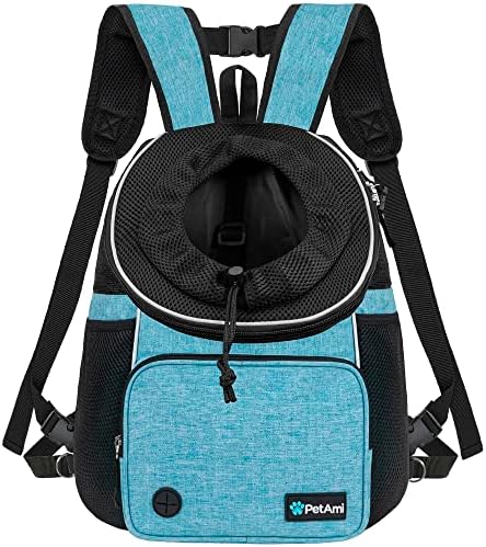 PetAmi Adjustable Cat & Dog Chest Carrier Backpack, Ventilated by PetAmi