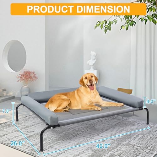 42''Cooling Elevated Dog Bed - Image 3