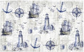 Giwawa Nautical Anchor Bath Rug Sailboat Lighthouse Soft Doormat Non Slip by Giwawa
