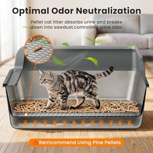 Stainless Steel Sifting Litter Box - Image 3