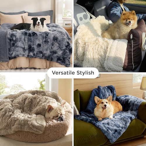 Bedsure Waterproof Dog Blanket for Small Dogs Cats Fluffy Faux Fur - Image 5