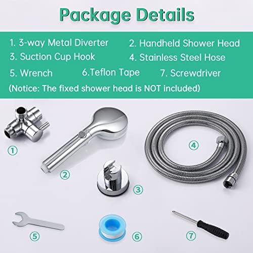 Dog Shower Head Sprayer Pet High Pressure 3 Mode Handheld - Image 7