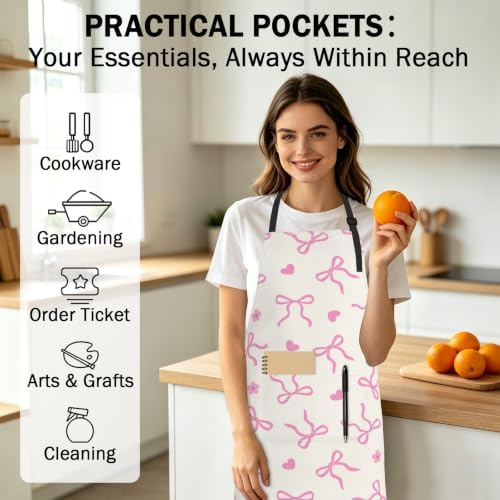 Art Apron with Pocket for Women Men - Image 6