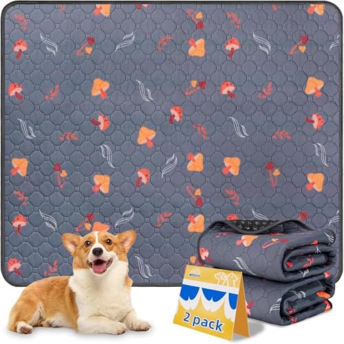Sunheir Washable Pee Pads for Dogs, Waterproof Non-Slip Wee Wee Pad, Absorbent by SUNHEIR