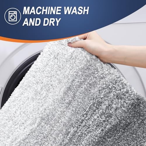 OLANLY Large Bathroom Rugs 44x32, Extra Soft Absorbent Microfiber Bath Rugs - Image 6