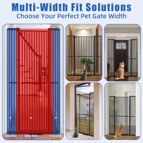SHYUJAJIE 71 Inch Extra Tall Pet Gate - Image 6