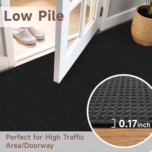 3x4 Waffle Bathroom Rug: Super Absorbent Washable Bath Mat - Image 6