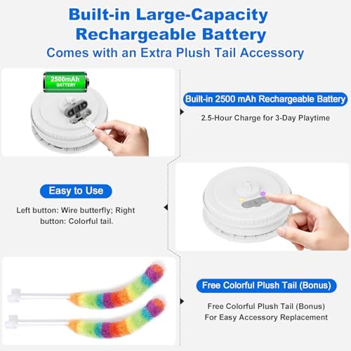 Interactive Cat Toys for Indoor Cats, Automatic Kitten Tunnel Toy - Image 5