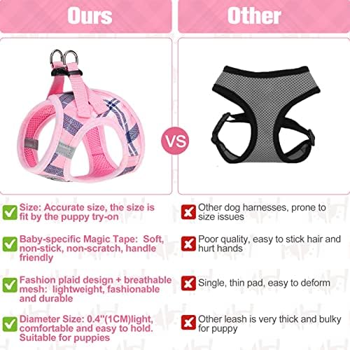 BEAUTYZOO Dog Harness Medium Sized and Leash Set, No Pull Pet Vest - Image 4