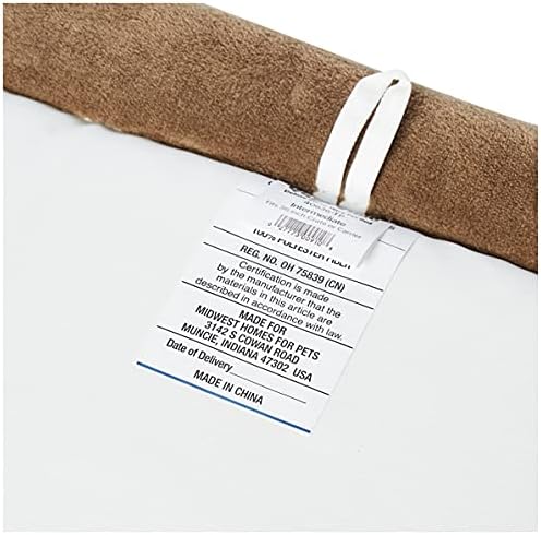 MidWest Homes for Pets Intermediate QuietTime Taupe Micro Terry Pet Bed - Image 4