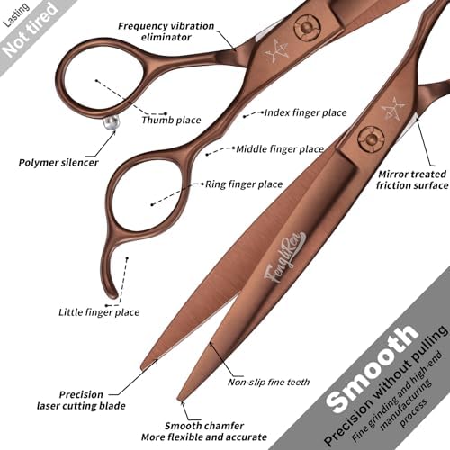 High-end Professional Dog Grooming Scissors Pet Grooming Shears 7 Inches - Image 3