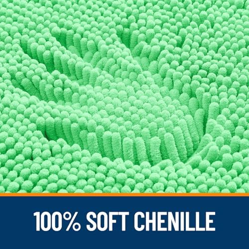 OLANLY Large Bathroom Rugs 47x32, Extra Soft Absorbent Chenille Bath Rugs - Image 3