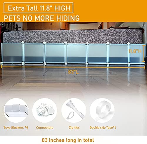 Under Bed Blocker for Pets, Gap Bumper for Under Bed, Stop Things Going Under - Image 2