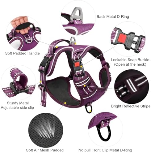 Timos Dog Harness for Large, Reflective No Pull Vest - Image 4