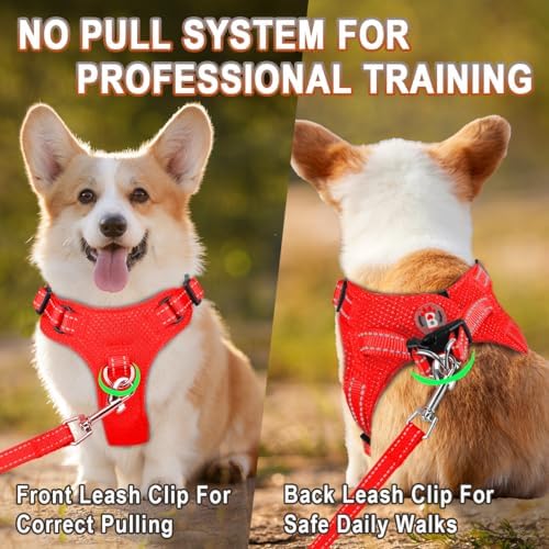 Dog Harness Step in Dog Vest Harness, Reflective Adjustable Puppy No Pull - Image 5