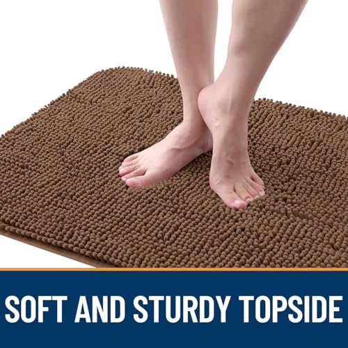 OLANLY Dog Door Mat for Muddy Paws 45x27, Super Absorbent Chenille Mud Mat - Image 4