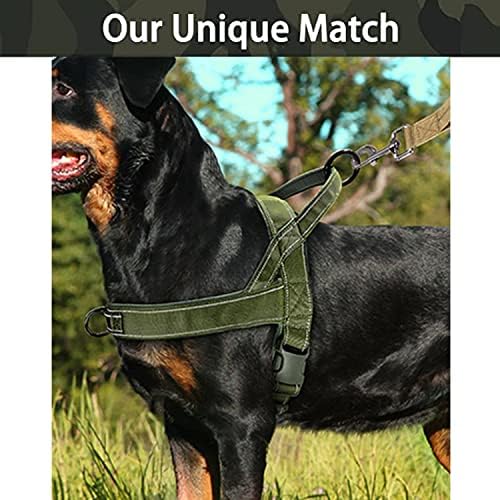 Green No Pull Dog Harness for Small Medium Large Sized Dog, Reflective Escape - Image 3