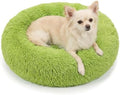 nononfish Calming Donut Dog Bed, Soft Plush Pet Bed by nononfish