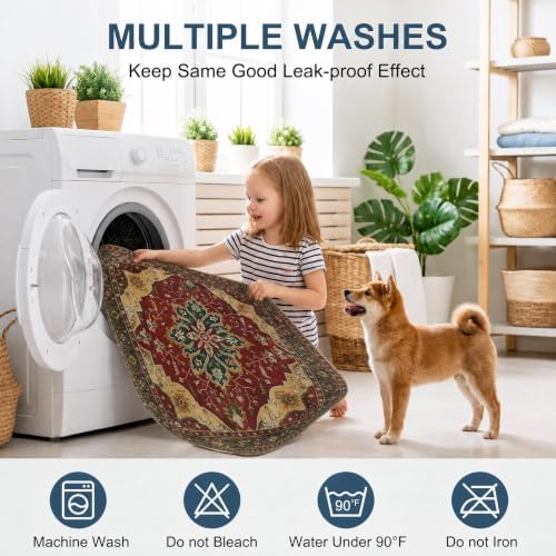 Washable Pee Pads for Dogs, Great Urine Absorbent Reusable Puppy Training Pads - Image 5