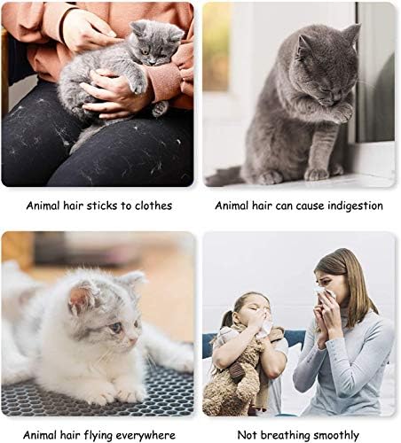 Pet Grooming Glove Hair Remover Brush Gentle Deshedding Efficient Pet Mitt Pet - Image 7