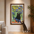 Wall Art Cat Scratcher, Framed Sisal Scratch Pad by LESISSMER