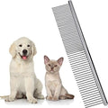 Dog Combs for Grooming, Metal Cat Comb for Long Haired by Dxlam