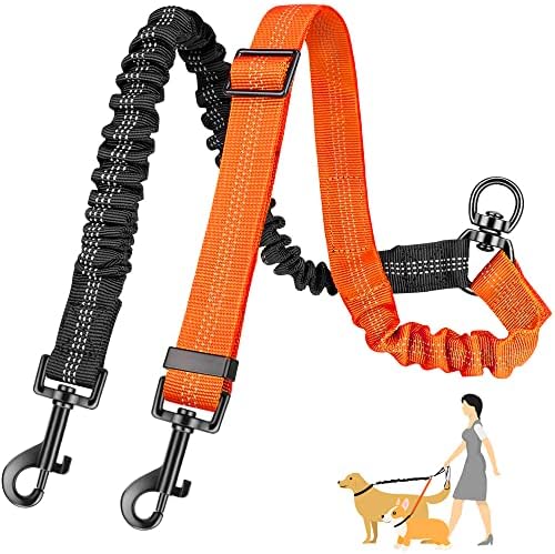 AUTOWT Two Dog Lead, 2 in 1 Upgraded Double Dog Leash Attachment Combine by AUTOWT