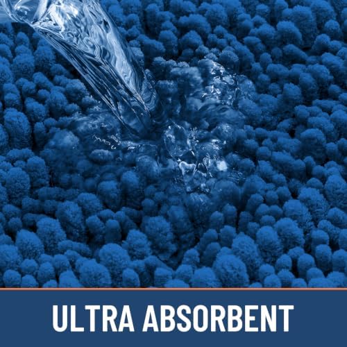 Smiry Bathroom Rugs 30X20, Extra Soft Rubber Backing Chenille Bath Mats - Image 5