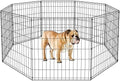 BestPet | Foldable Dog Playpen | 30 Inch, 8 Panels | Metal Pet Exercise Pen by BestPet