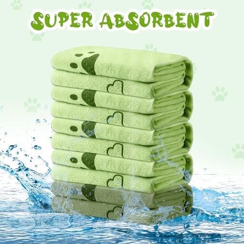 Tatuo 22 Pcs Dog Towels for Drying 20 x 40 Inch Pet Bath Towels Absorbent - Image 4