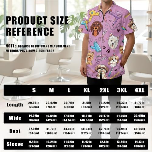 Work Smock for Pet Groomers, Professional Design Water & Hair Proof - Image 7