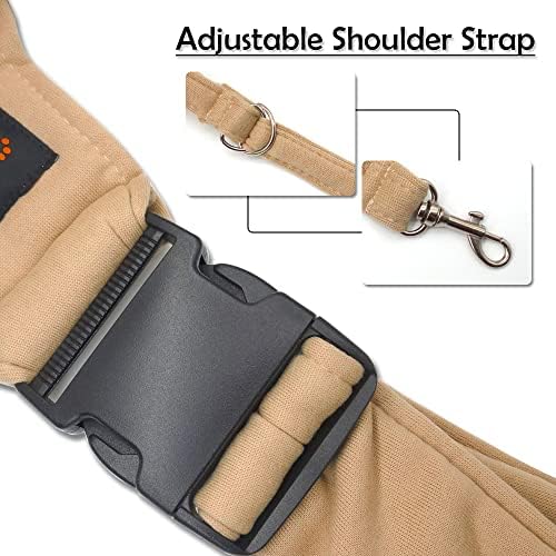 NATUYA Small Dog Carrier Sling Cat Sling, Adjustable Strap Hand Free Pet Puppy - Image 6