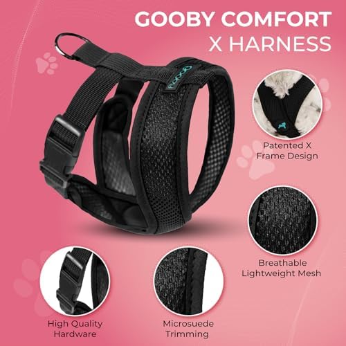 Gooby Black X-Large Polyester Comfort X Harness - Image 3