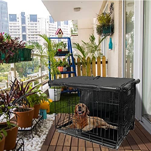 Dog Crate Cover 36 Inch Waterproof 600D Oxford - Image 6