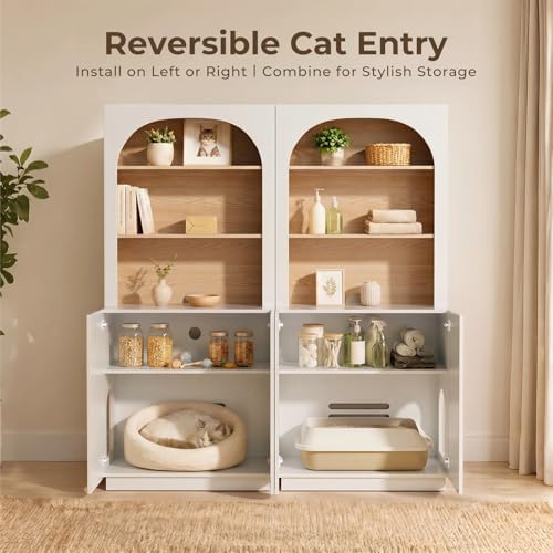 Amunrbrek Tall Cat Litter Box Enclosure - Image 4