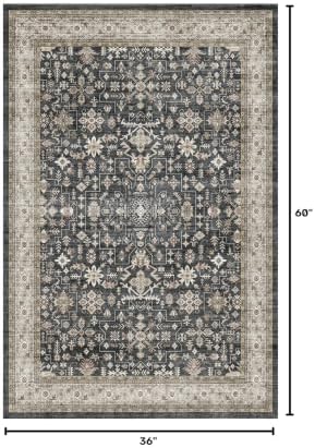 Washable Area Rug 3x5 for Bedroom Kitchen - Image 2