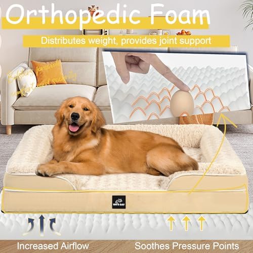 XL Orthopedic Dog Bed Large, Big Dog Bed, Dog Sofa Bed, Pet Beds - Image 2